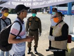 Monitoring Perbatasan , Sekda Kabupaten Sukabumi Pastikan Sterilisasi Berlanjut Sesuai Protokol Kesehatan