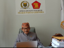Ketua Fraksi Gerindra Kabupaten Sukabumi, Ikuti Zoom Meeting HUT Ke -75  Provinsi Jawa Barat