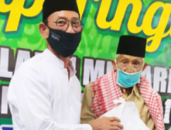 Ketua DPC Gerindra Kabupaten Bondowoso Berbagi Sembako