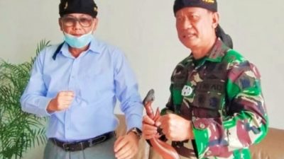 Bertemu Kawan lama Mayjen TNI Nisan Setiadi, Tetap Bahas Soal Pencaksilat