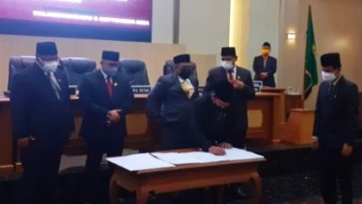 DPRD Kabupaten Sukabumi, Gelar Rapat Paripurna Pelantikan PAW Fraksi PDIP