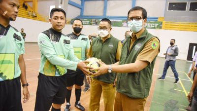 Sekda Buka Kejuaraan Futsal Bupati Cup 2021