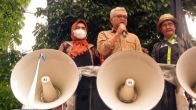 Tolak Kenaikan Harga BBM, Lima Organisasi Buruh Demo ke Kantor DPRD Kota Cimahi