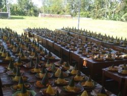 Papajar Sebelum Ramadhan, Desa Gunung Karamat ‘Gelar Saji 1000 Tumpeng’, Ketua DPRD Kabuapten Sukabumi Turut Hadir Dalam Acara