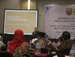 DPRD Kabupaten Sukabumi Gelar Bimtek Pertama di Tahun 2023, Bahas Tentang Pokok Pikiran DPRD Sesuai Harapan Publik