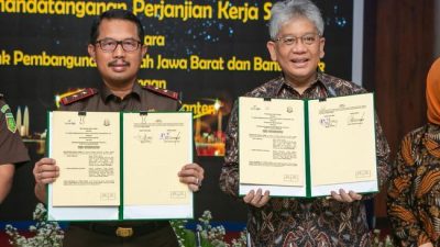 Kejati Banten dan Bank BJB Tandatangani MOU Terkait Pendamping Hukum