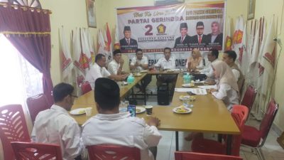 DPC Partai Gerindra OKI Bersama Bappilu Adakan Rapat Koordinasi Jelang Pemilu 2024