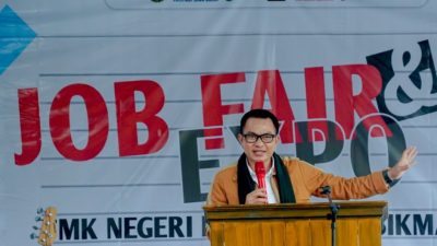 Kadisdik Buka Job Fair & Expo P5 di SMKN Kadipaten Tasikmalaya