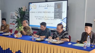 Komisi V DPRD Jabar, Dorong Solusi Masalah Zonasi Hingga Guru Pengganti Di SMAN 5 Tambun Selatan
