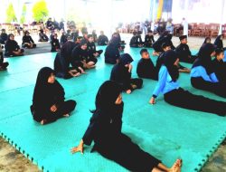 Jalin Silaturahmi, Perguruan Pencak Silat di Puragabaya Gelar Latihan Rutin di SMK Al-Ittihad